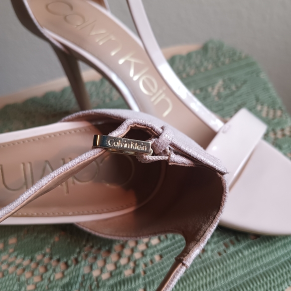 Calvin Klein Women's Pink Heeled Sandals - Picture 4 of 15